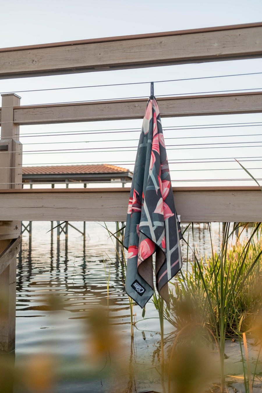 Captain Crabby Decked Out Beach Towel