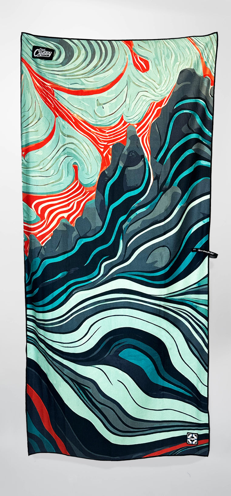 Lava Flow - Beach Towel