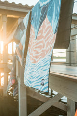 Captain Crabby Decked Out Beach Towel
