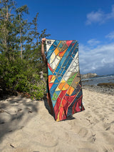 Captain Crabby Decked Out Beach Towel