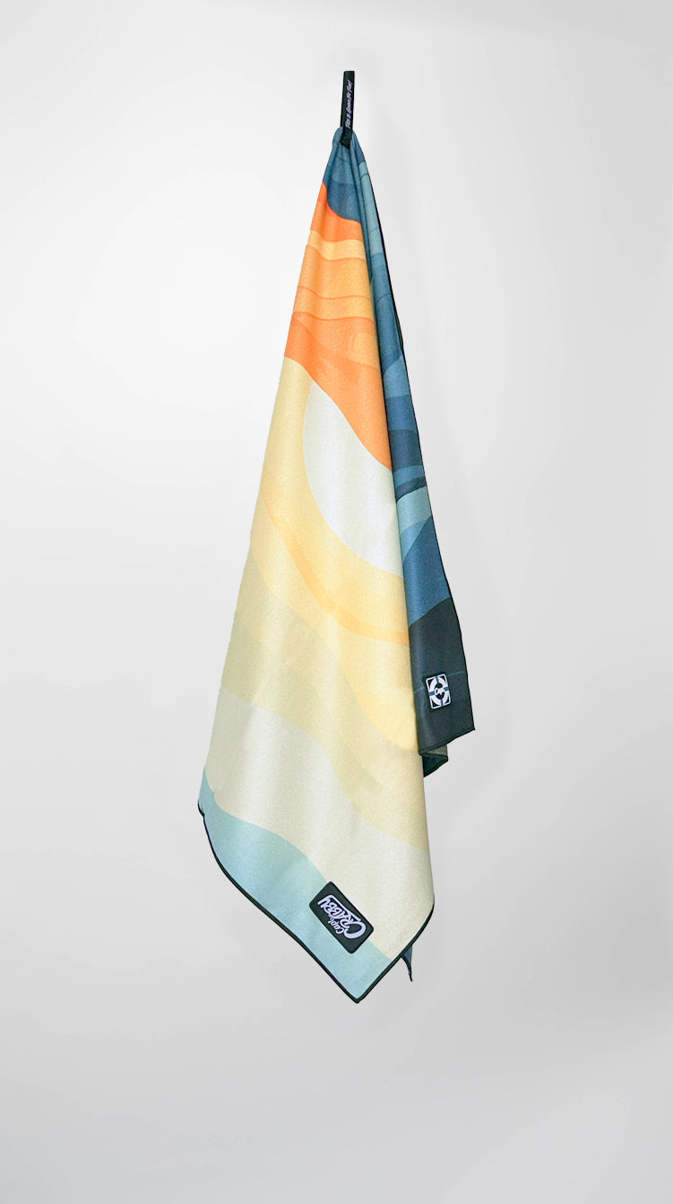 Captain Crabby Decked Out Beach Towel
