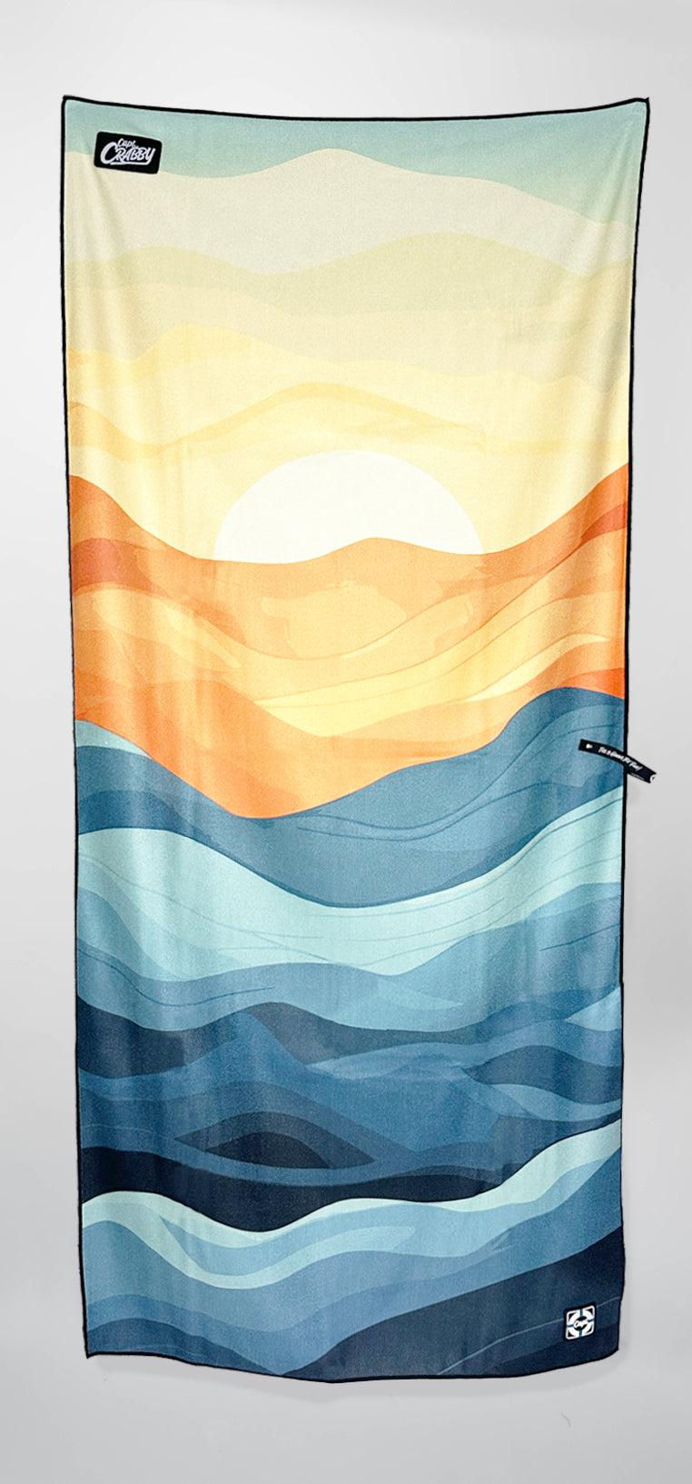 Sunset Swell - Beach Towel – Captain Crabby