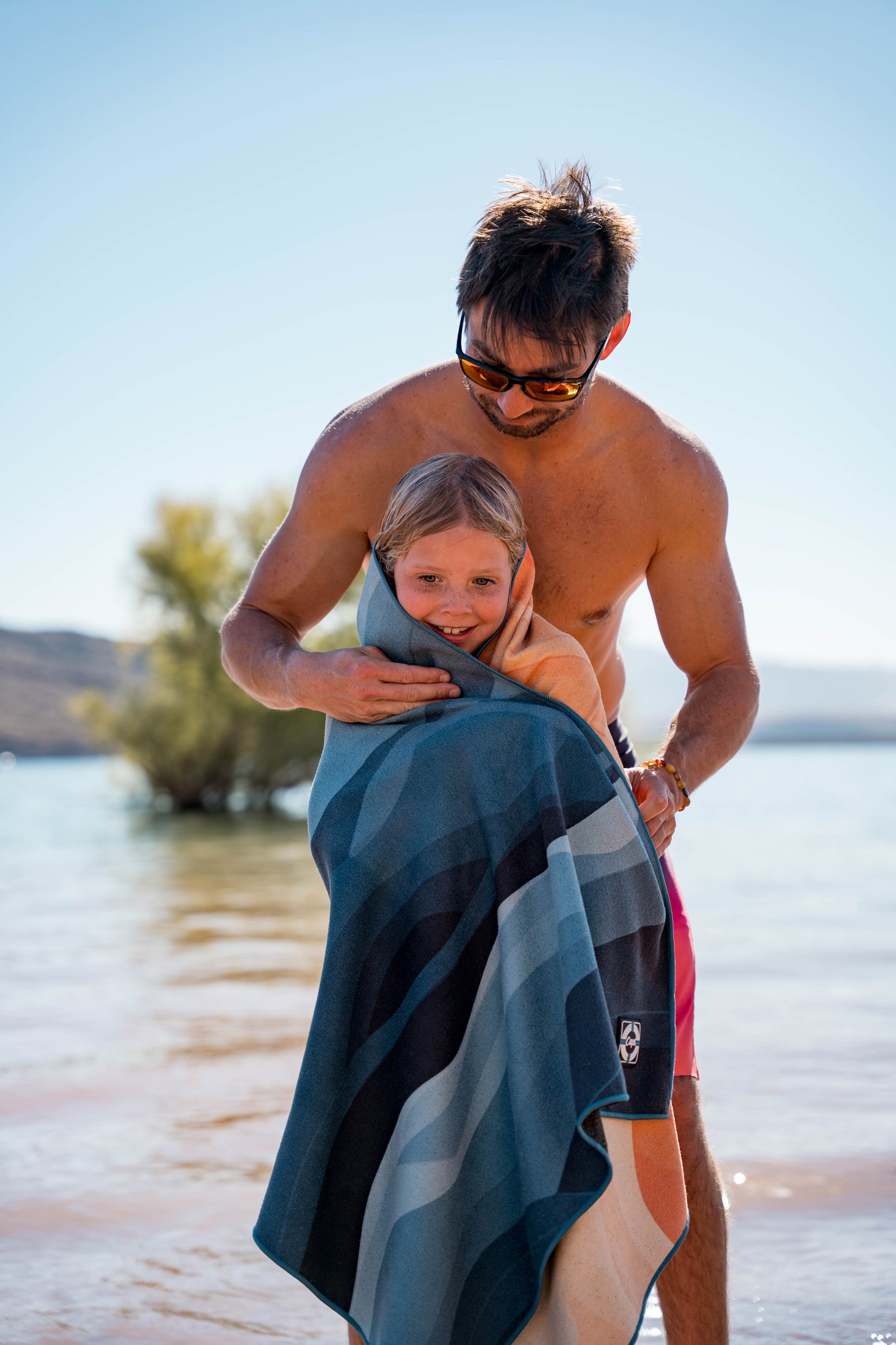 Sunset Swell - Beach Towel – Captain Crabby