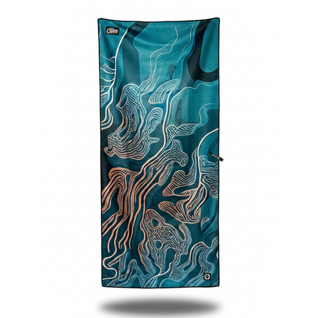 Captain Crabby Decked Out Beach Towel