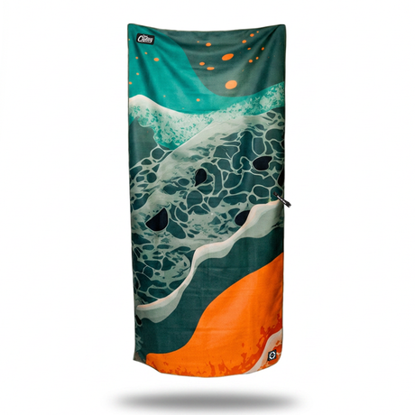 Captain Crabby Decked Out Beach Towel