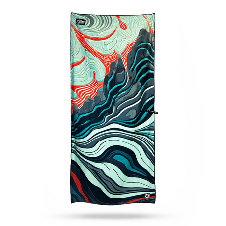 Captain Crabby Decked Out Beach Towel