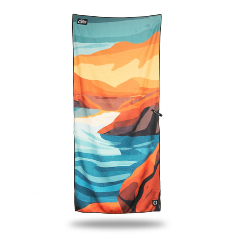 Captain Crabby Decked Out Beach Towel