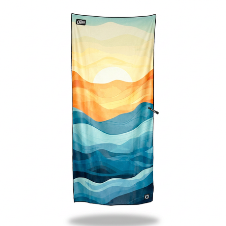 Captain Crabby Decked Out Beach Towel